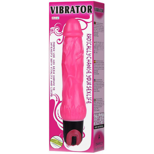 9" Pink Jelly Vibrator