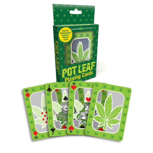 Pot Leaf Playing Cards Waterproof Novelty Playing Cards