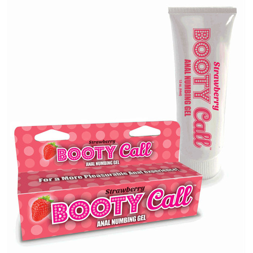 Booty Call Anal Numbing Gel Strawberry Flavoured Anal Numbing Gel - 44 ml (1.5 oz) Tube