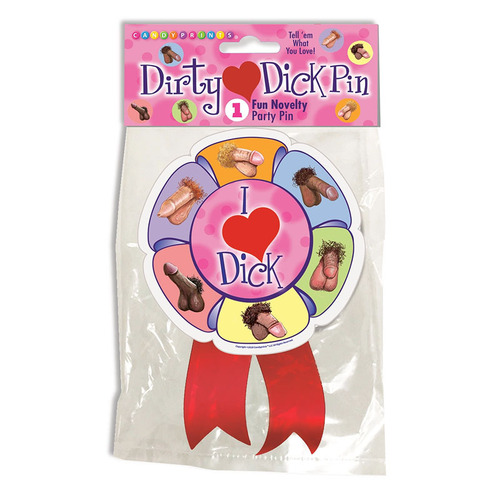 I Love Dicks Novelty Party Pin