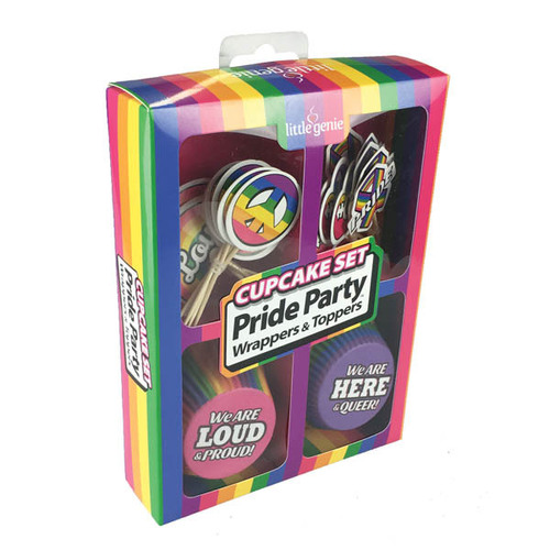 Rainbow Cupcake Set x24