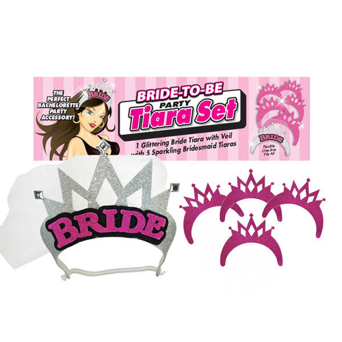 Bride-To-Be Party Tiara Set x5