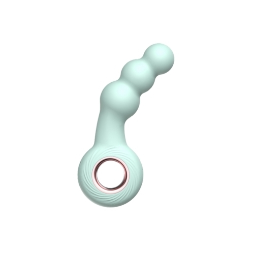 Br15: BEADED RING VIBE - GREEN