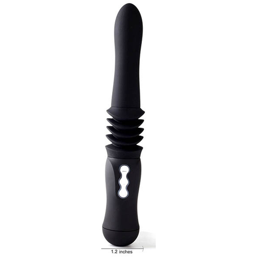 15" Max Black Thrusting Vibrator