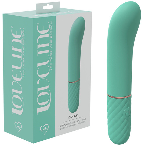 LOVELINE Dulce - Green Green 12 cm USB Rechargeable Vibrator