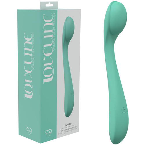 LOVELINE Juicy - Green GReen 21.5 cm USB Rechargeable Vibrator