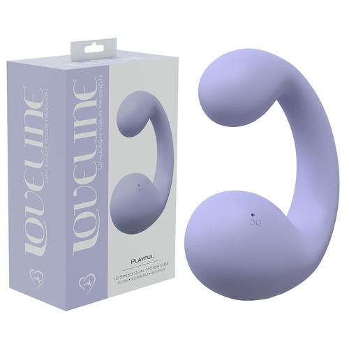 LOVELINE Playful - Lavender Lavender 8.5 cm Dual Vibrator