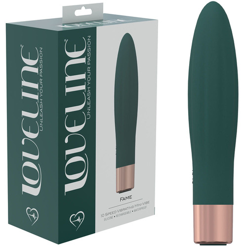 LOVELINE Fame - Green Green 14.4 cm USB Rechargeable Vibrator