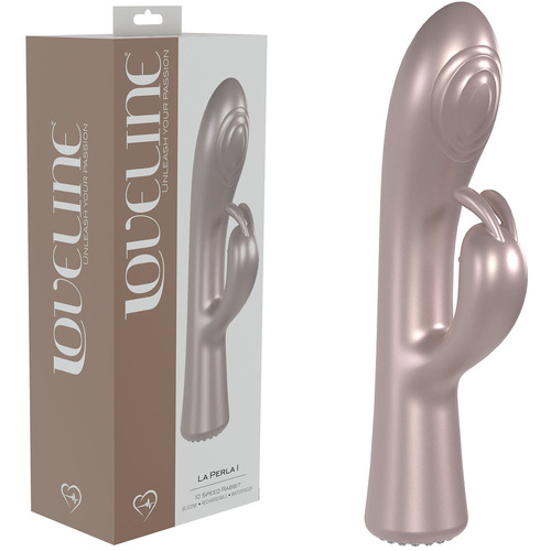 LOVELINE La Perla I - Pink Pearlescent Pink 19.2 cm USB Rechargeable Rabbit Vibrator