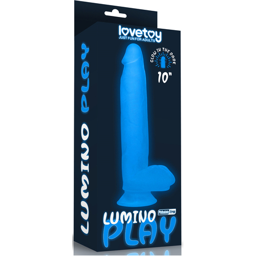 10" Glowing Cock + Balls