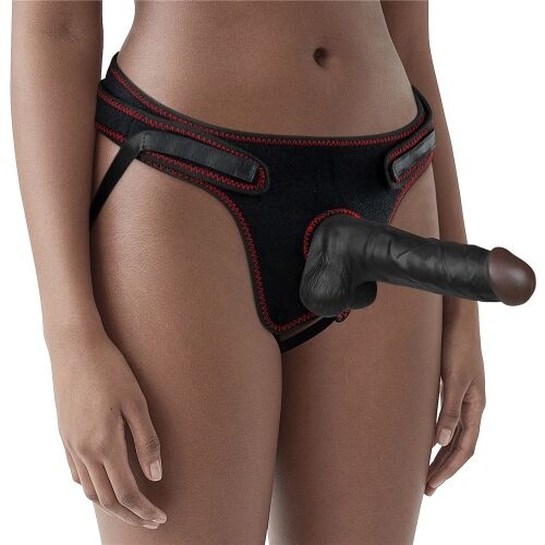 Easy Strap On Set 7.5in Black