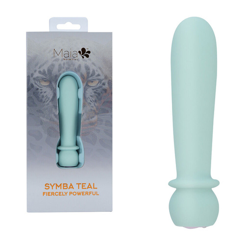 Maia SYMBA - Teal Teal 10.8 cm USB Rechargeable Powerful Bullet