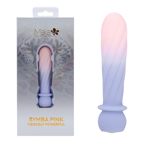 Maia SYMBA - Pink Pink 10.8 cm USB Rechargeable Powerful Bullet