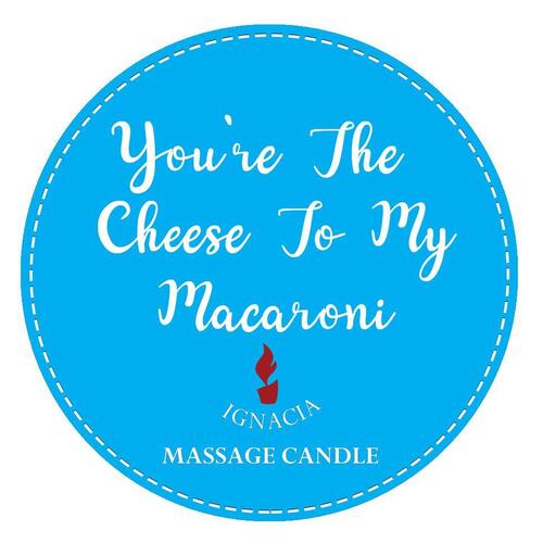 Macaroni Cheese Massage Candle