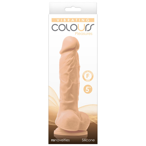 5" Vibrating Cock + Balls