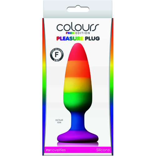 Medium Rainbow Butt Plug