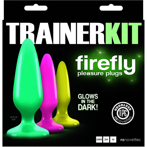 Glowing Coloured Anal Trainer Kit