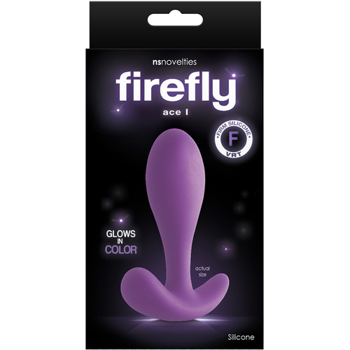 4" Ace 1 Glowing Butt Plug