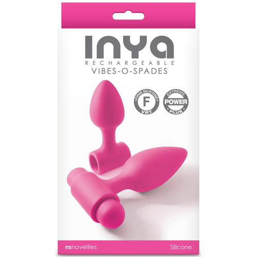 O-Spades Vibrating Butt Plugs x2