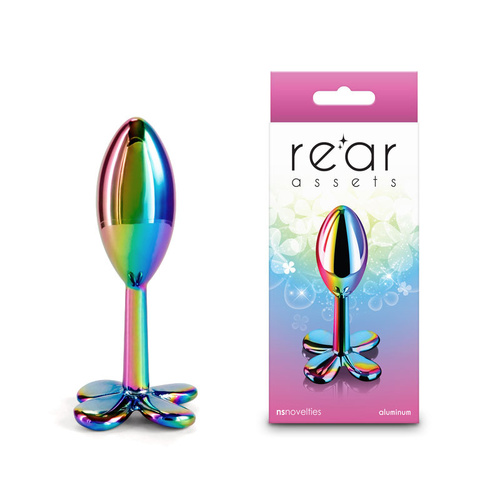 Rear Assets Clover - Multicolour Multicoloured 9.2 cm Metallic Butt Plug