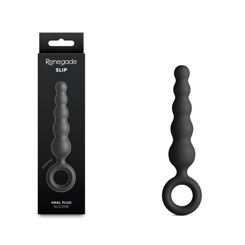 Renegade Slip - Black Black 12.7 cm Anal Plug