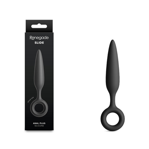 Renegade Slide - Black Black 12.7 cm Anal Plug