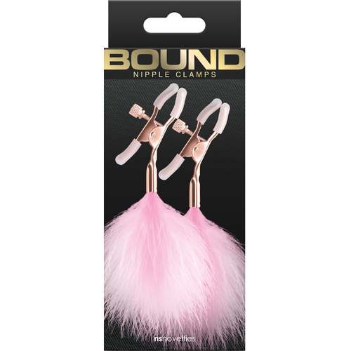 Bound Nipple Clamps F1 Pink