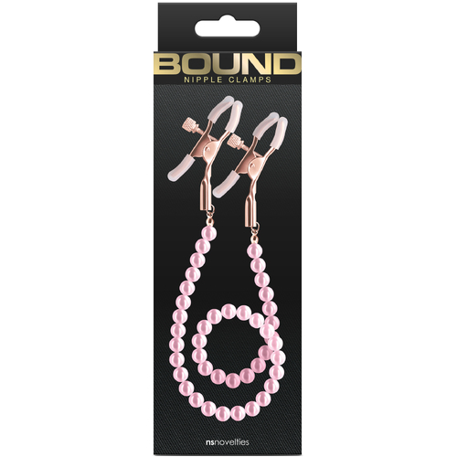 Bound Nipple Clamps DC1 Pink