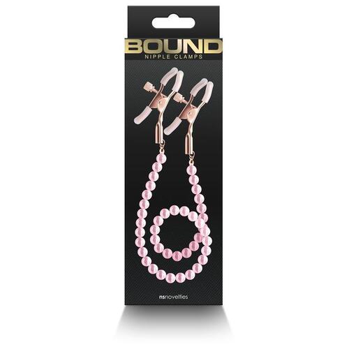 Bound Nipple Clamps DC1 Pink