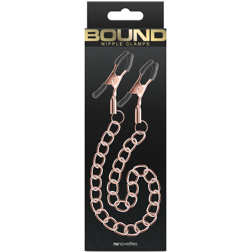 Bound Nipple Clamps DC2 Rose Gold