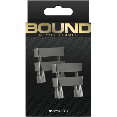 Bound Nipple Clamps V1 Gunmetal