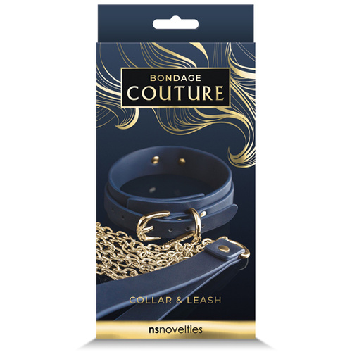 Collar & Leash Blue Restraint