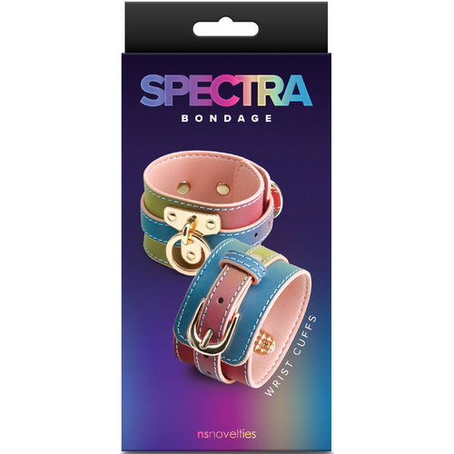 Spectra Bondage Wrist cuff Rainbow