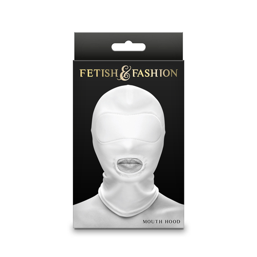 Fetish & Fantasy - Mouth Hood - White White Hood
