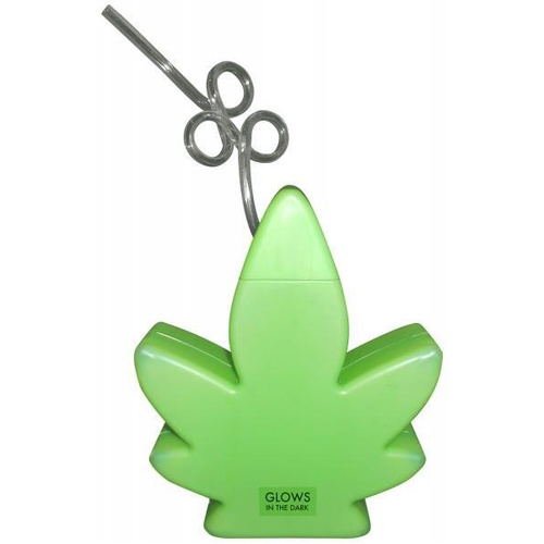 Glow in the Dark Pot Leaf Cup