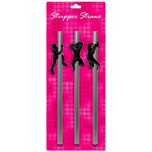 Male Stripper Straws x3