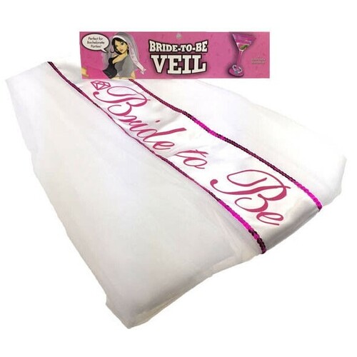 Bride To Be Veil (White)