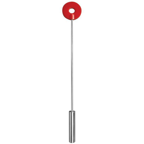 Leather Circle Tipped Crop