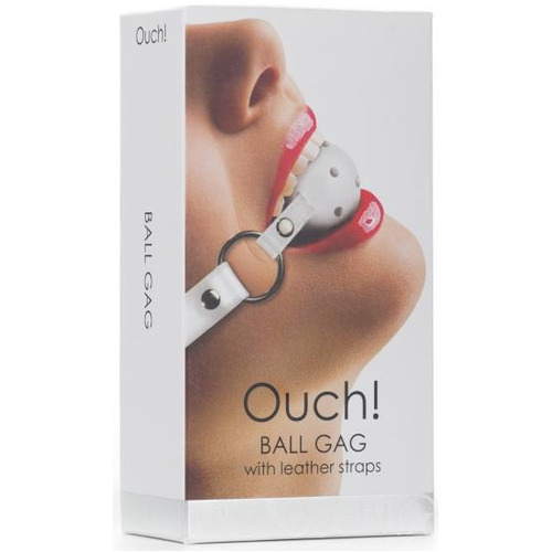 Ball Gag + Leather Straps
