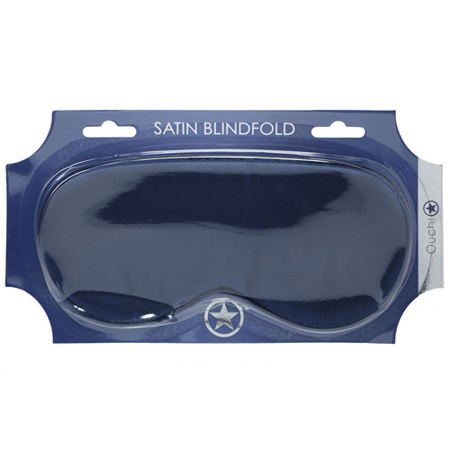 OUCH! Satin Mask - Navy Navy Blue Eye Mask