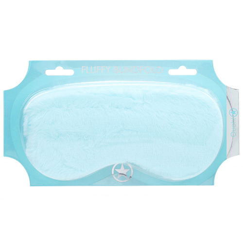 OUCH! Fluffy Mask - Powder Blue Powder Blue Fluffy Eye Mask