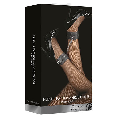 Plush Leather Ankle Cuffs