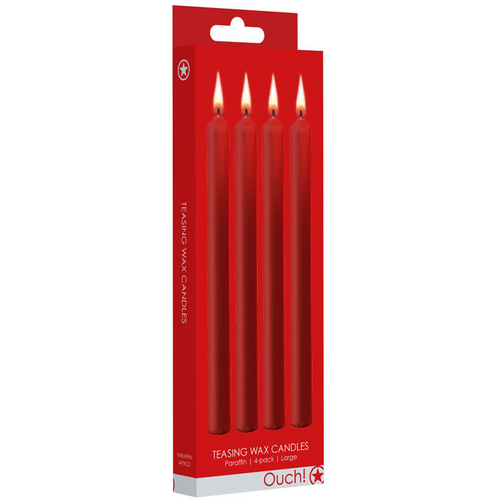 Large Teasing Wax Drip Candles x4