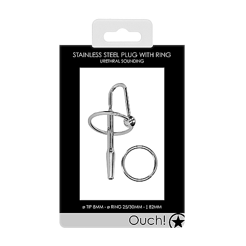 3" Metal Urethral Sounding Plug