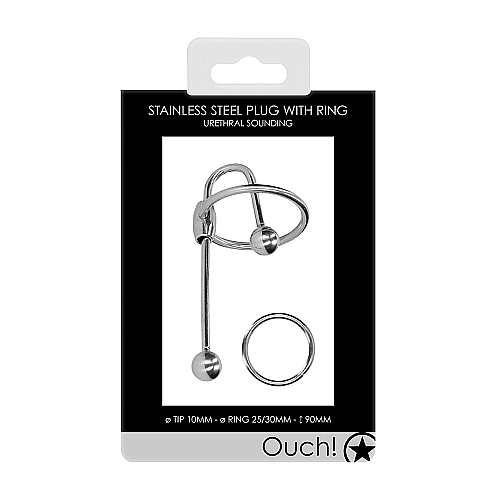 1.5" Metal Urethral Sounding Plug