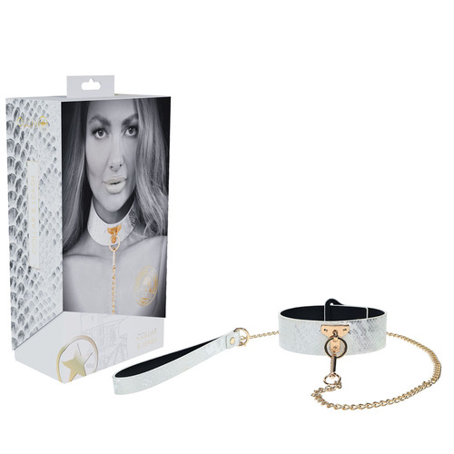 Ouch! Florence Collection Collar With Leash  Restraint