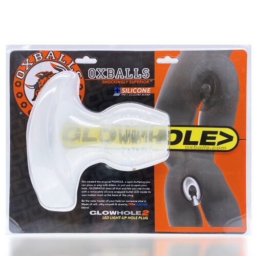 Large Glowhole LED Hollow Butt Plug