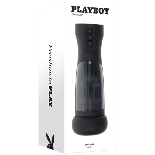 Playboy Pleasure END GAME USB Rechargeable Vibrating & Self Sanitising Stroker