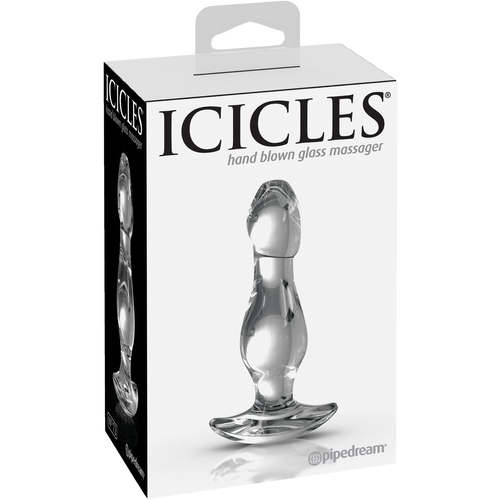 3.6" Glass Butt Plug