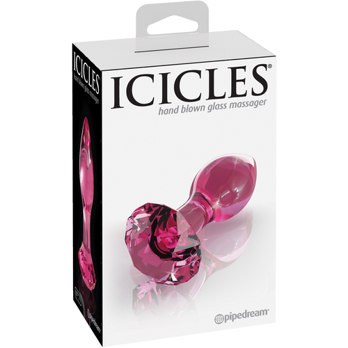2.9" Diamond Glass Butt Plug